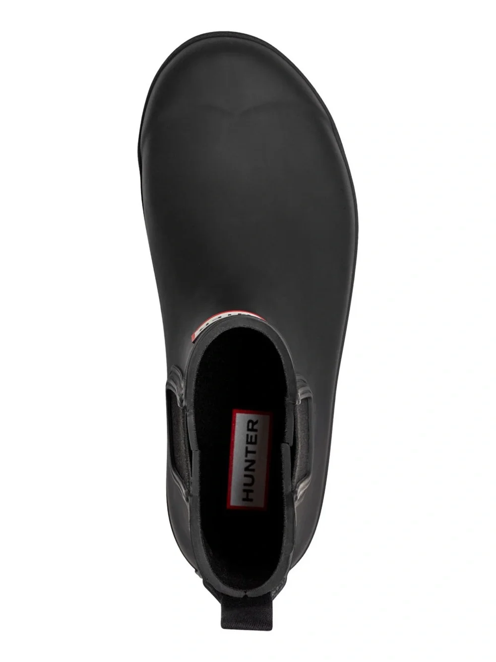Hunter Women's Original Chelsea Boots Black Slip-On Rubber Ankle Boots